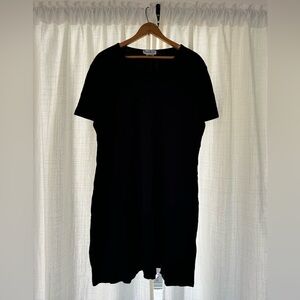 NorthStyle Black V-Neck Tee Shirt Dress
